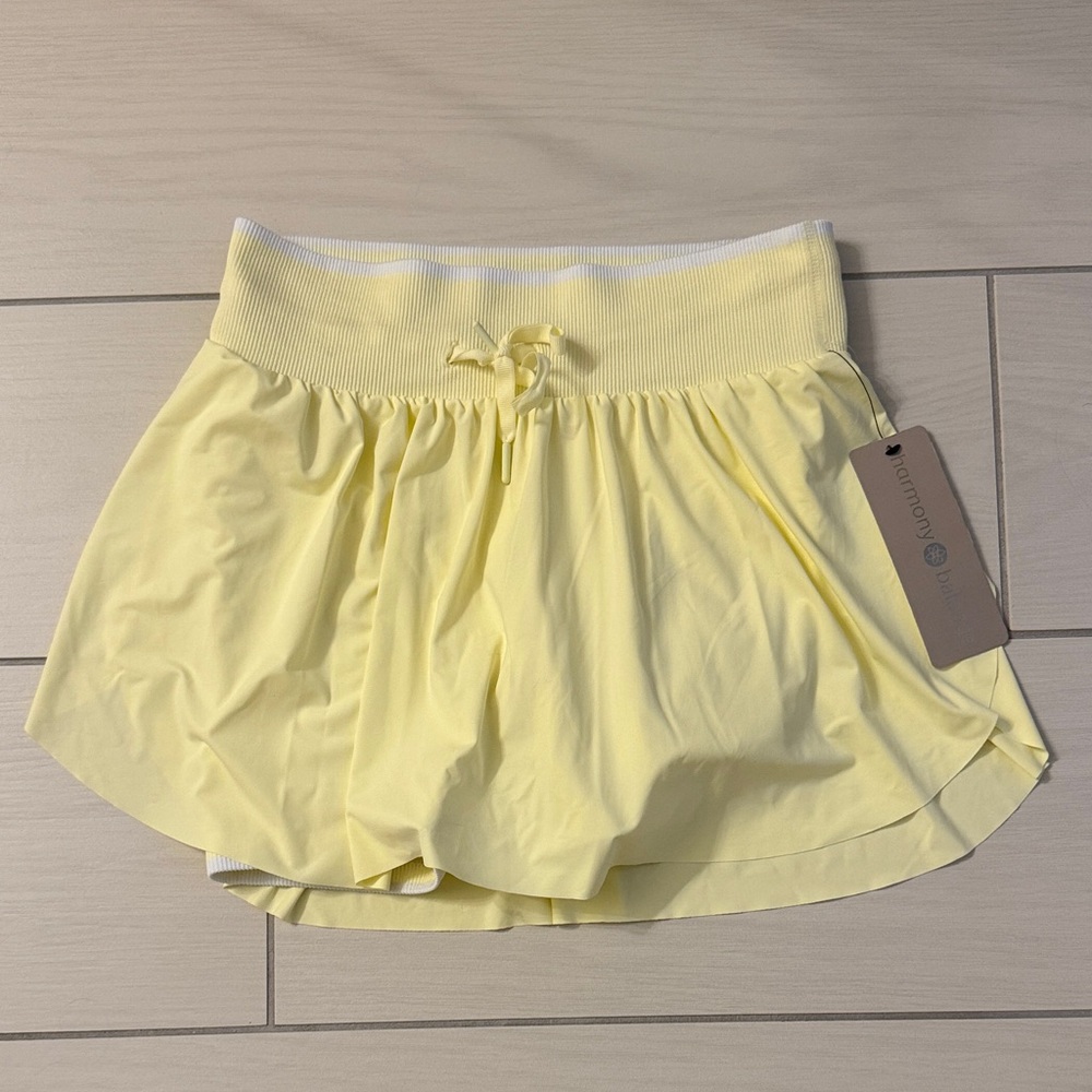 Harmony Balance Yellow Mini Skirt